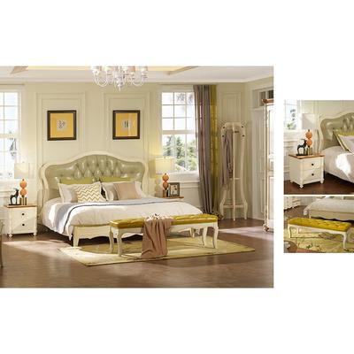 High quality solid wood bedroom furniture french antique style