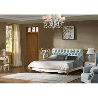 New luxury european style solid wood bed 3 avalibale colour