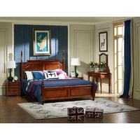 American  style wood crave bed hot sell model 5101