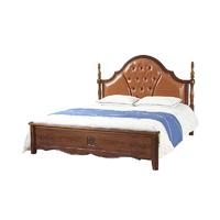 American country style popular wood kingsize bed